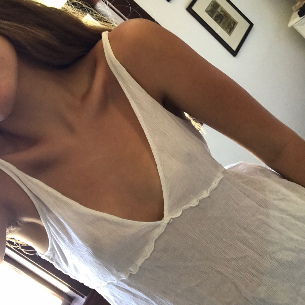 Free People White Tank